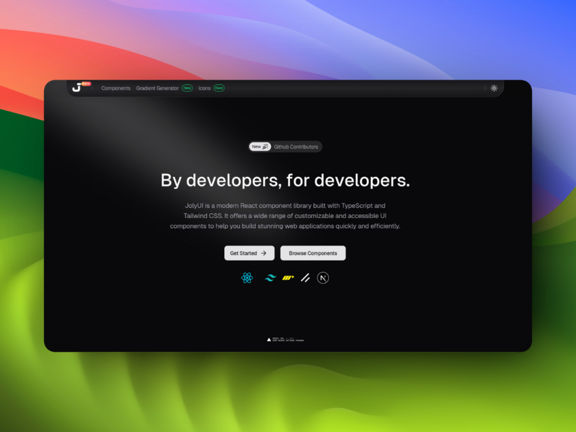 Joly UI Banner