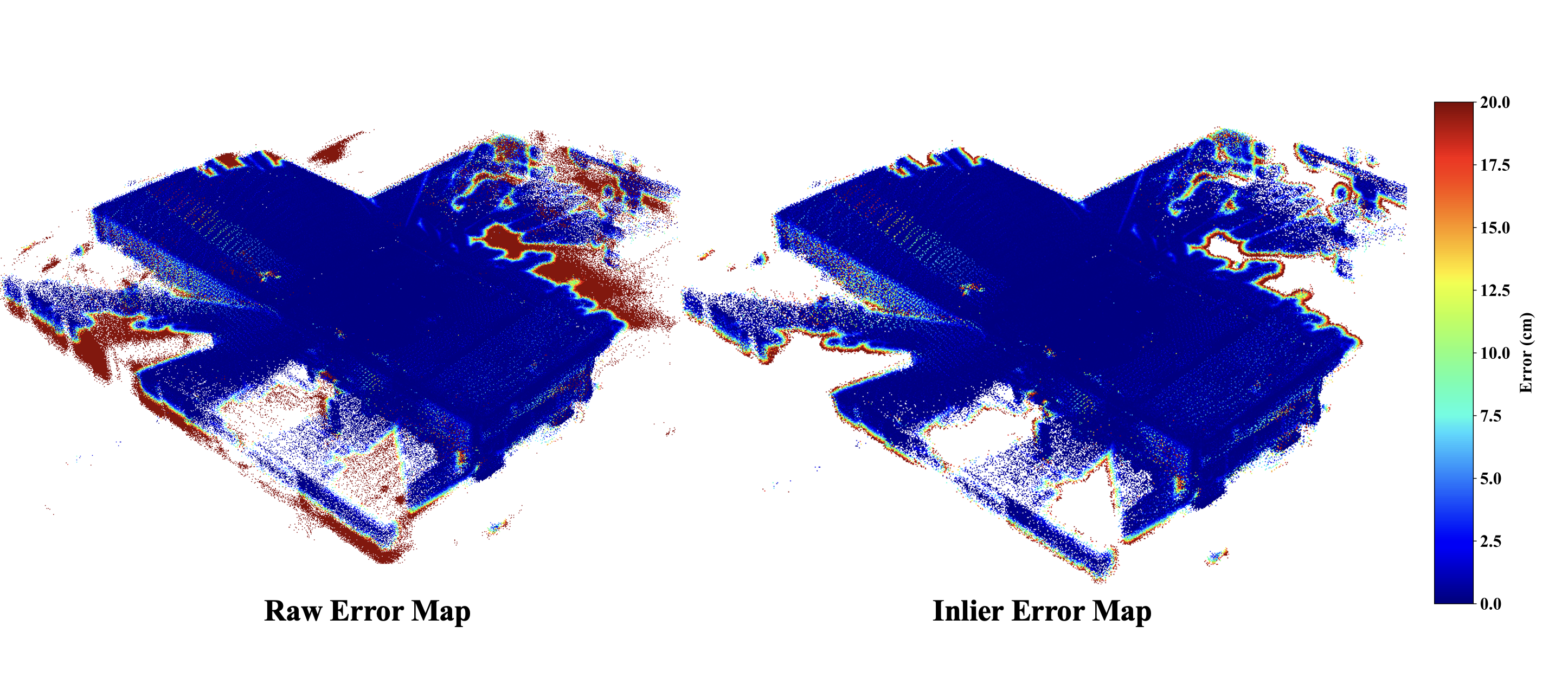 Raw vs Inlier Maps