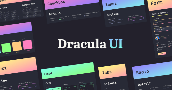 Dracula UI possibilities