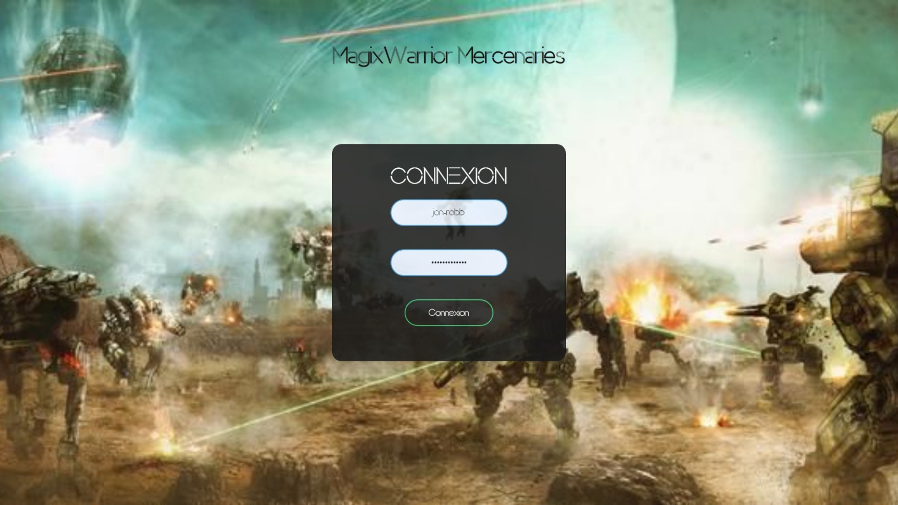 Login Screen