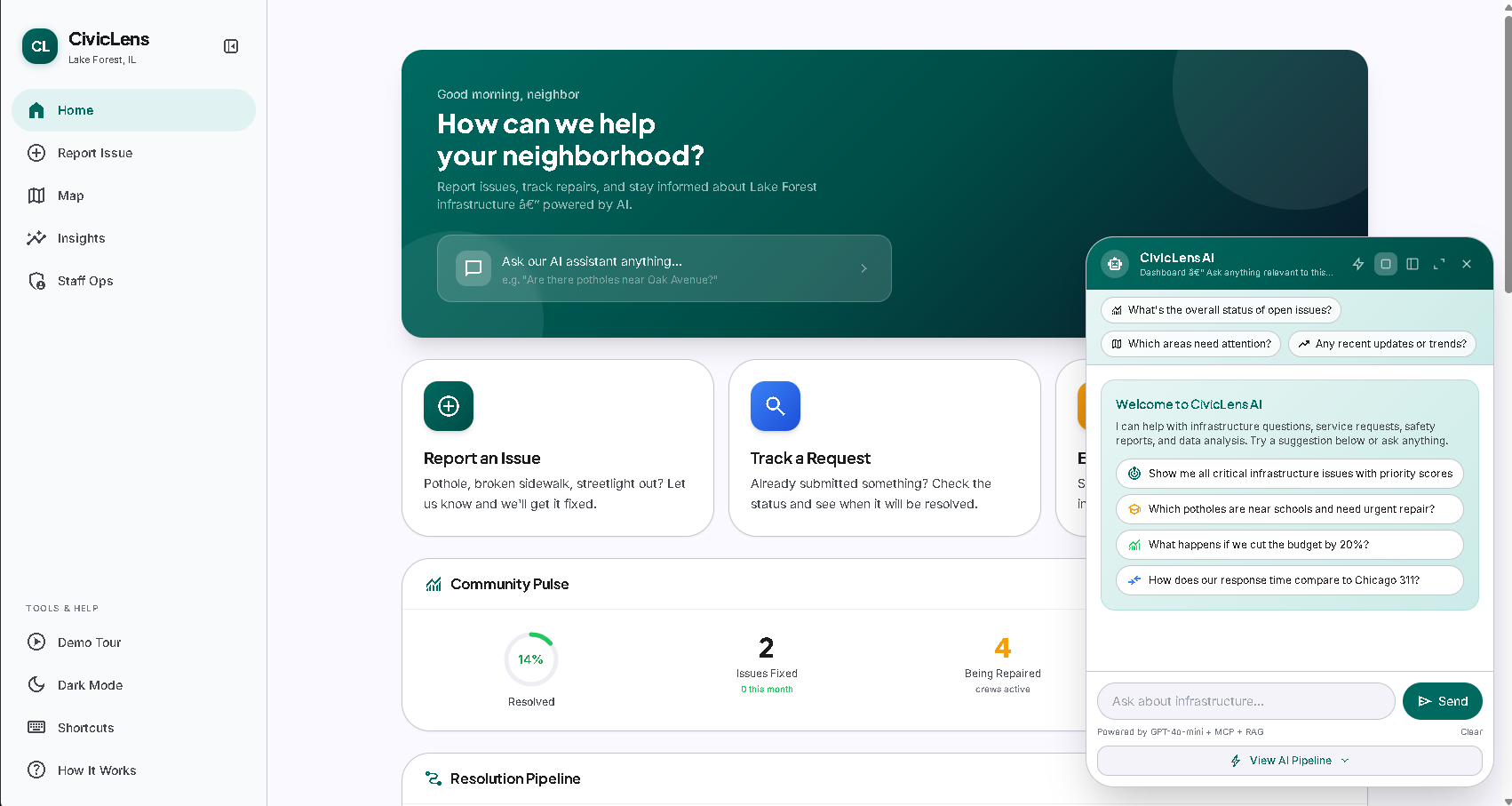 CivicLens — Best Agent Winner