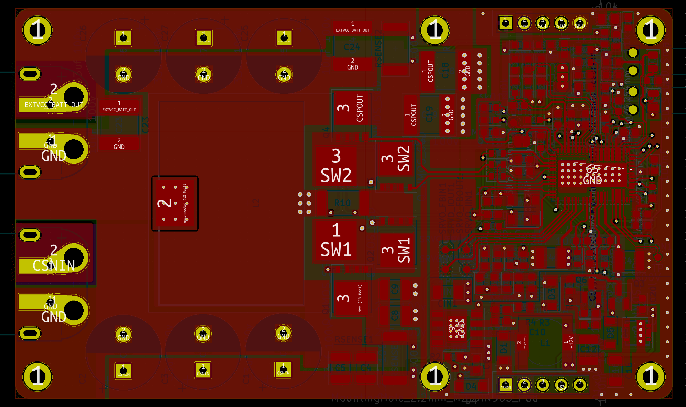 Screenshot of PCB layout