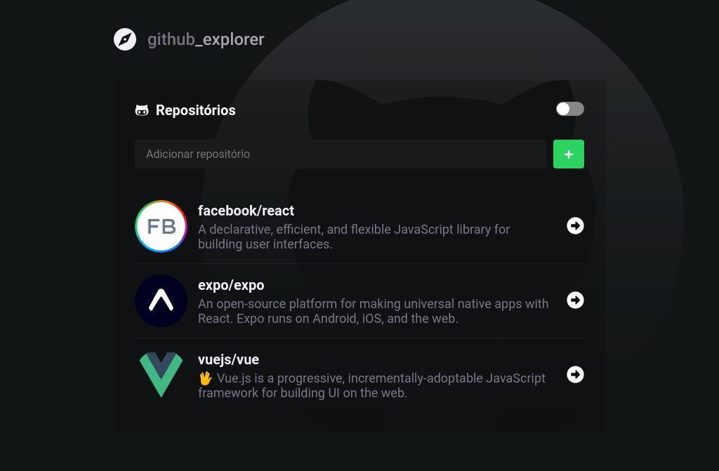 Detalhes do repositório