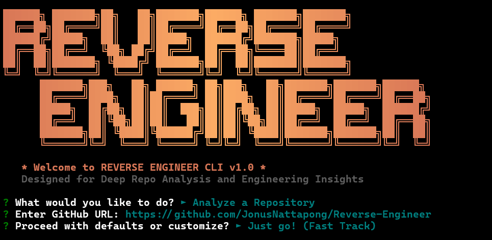 REVERSE ENGINEER - AI Repository Analysis