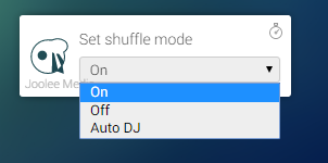 Set shuffle mode action