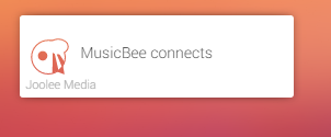 MusicBee connected trigger