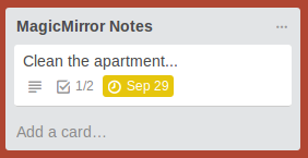 Your card on trello.com