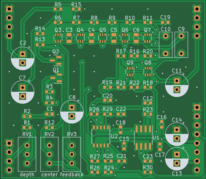 Minimoog LPF plug in board, from the project README