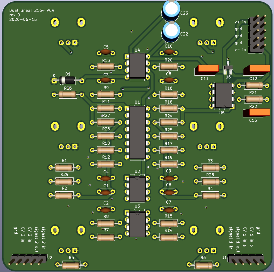 Dual VCA, from the project README