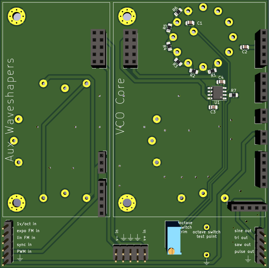 Oscillator Carrier Board, from the project README