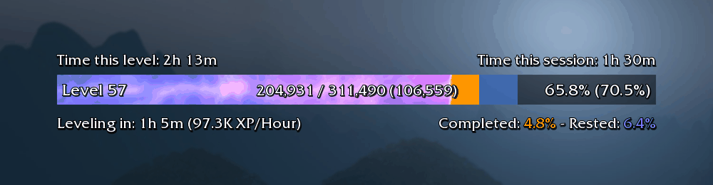 Smooth Experience Bar