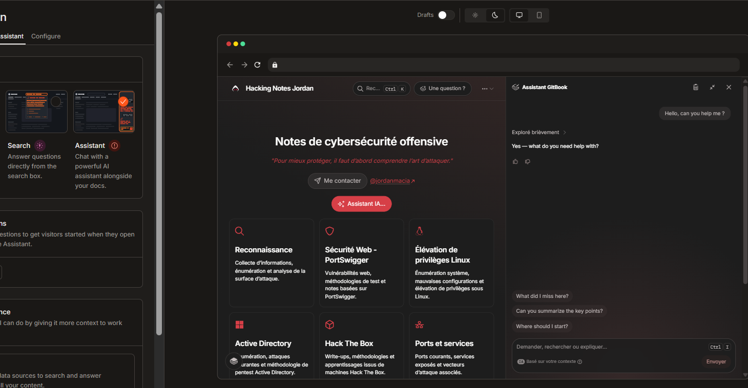 GitBook Assistant preview mode