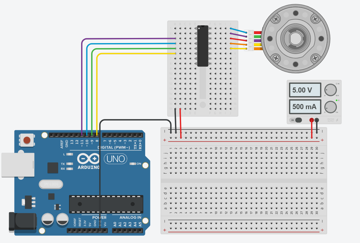 Physical Computing with J — Experiment #3 : Stepper Motors