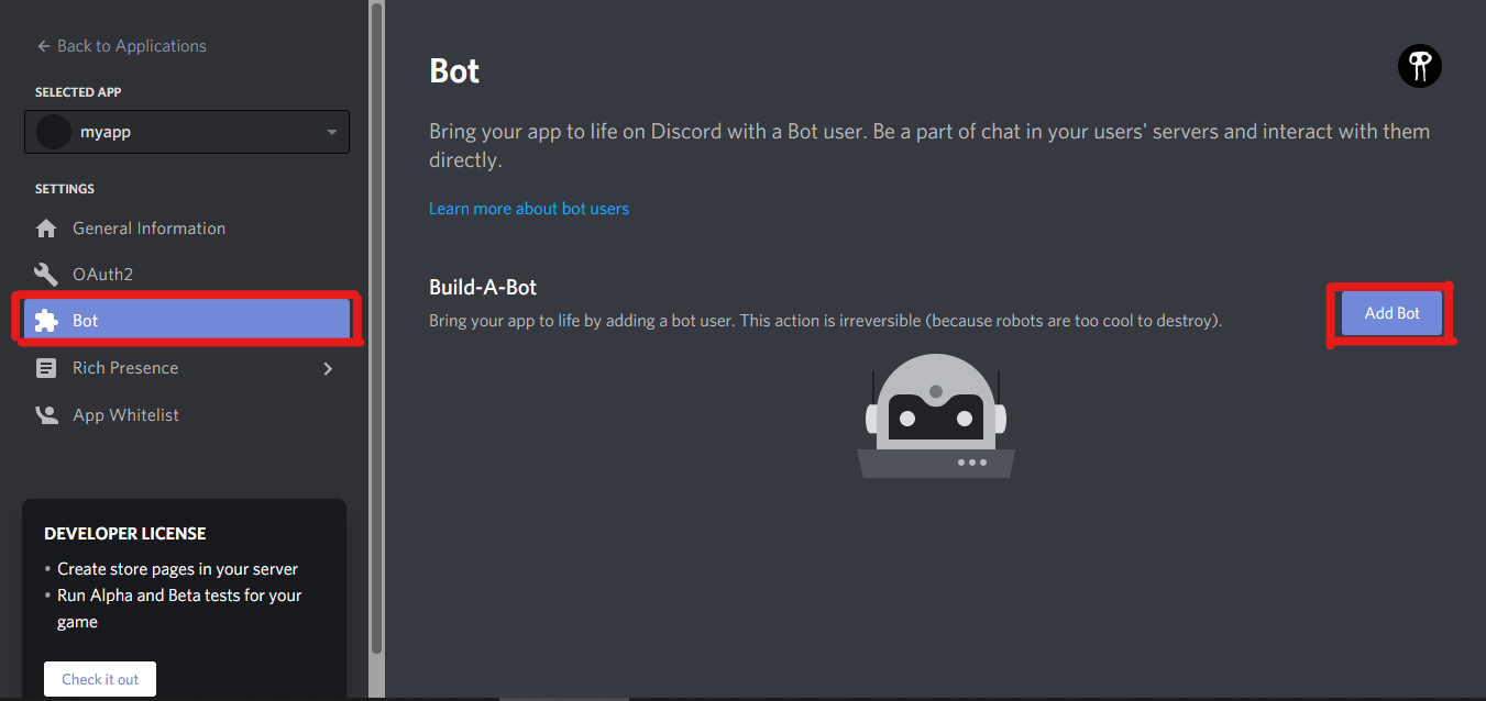 Add New Bot