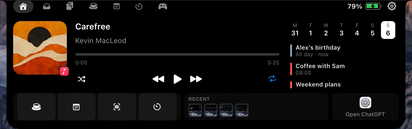 FunNotch screenshot 1