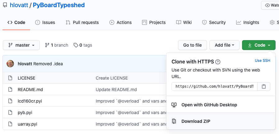 Download ZIPed files from GitHub