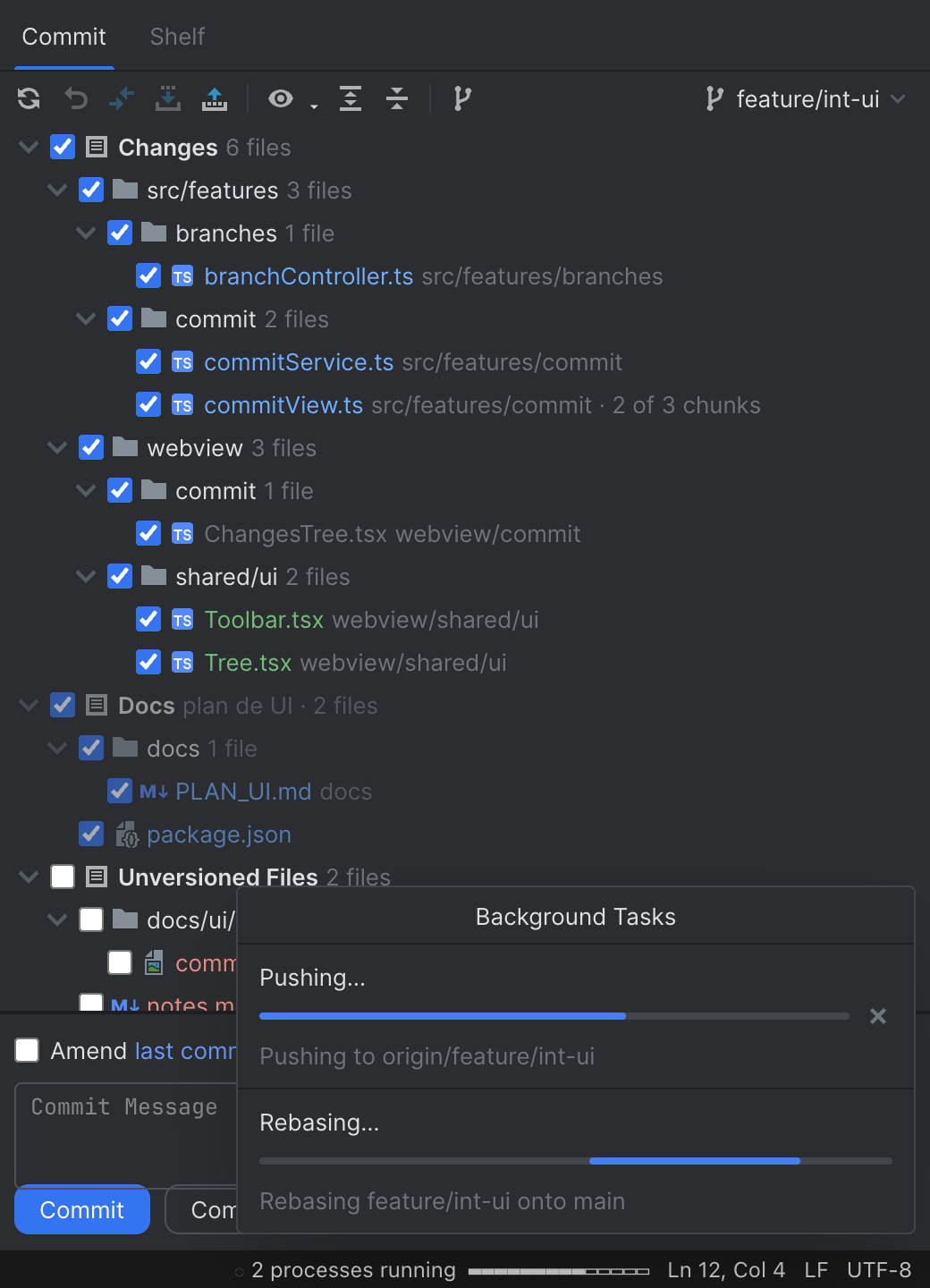 Background tasks
