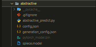 Abstractive folder structure