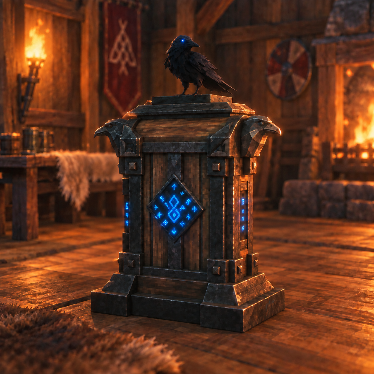 Hugin's Reliquary with Dedicated Storage Boxes