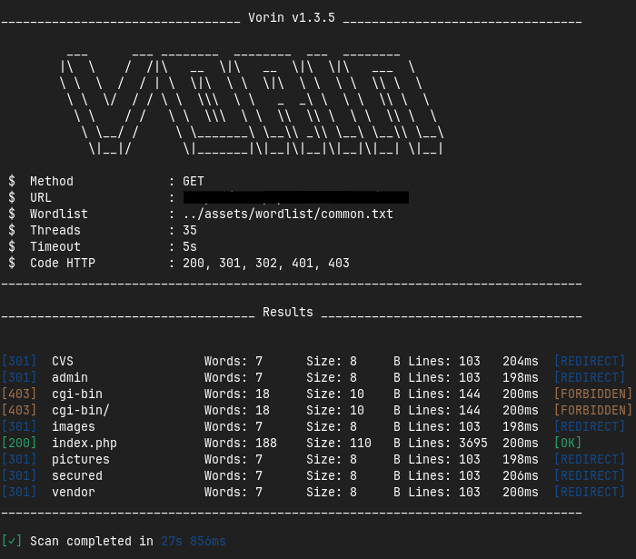 Scan Example GET