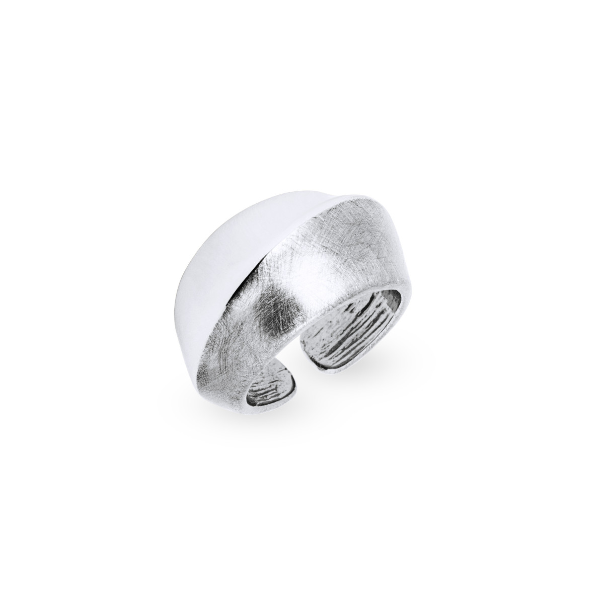 Anillo Volumen Textura Dual