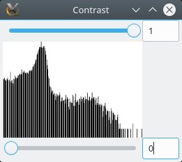 Contrast GUI snapshot