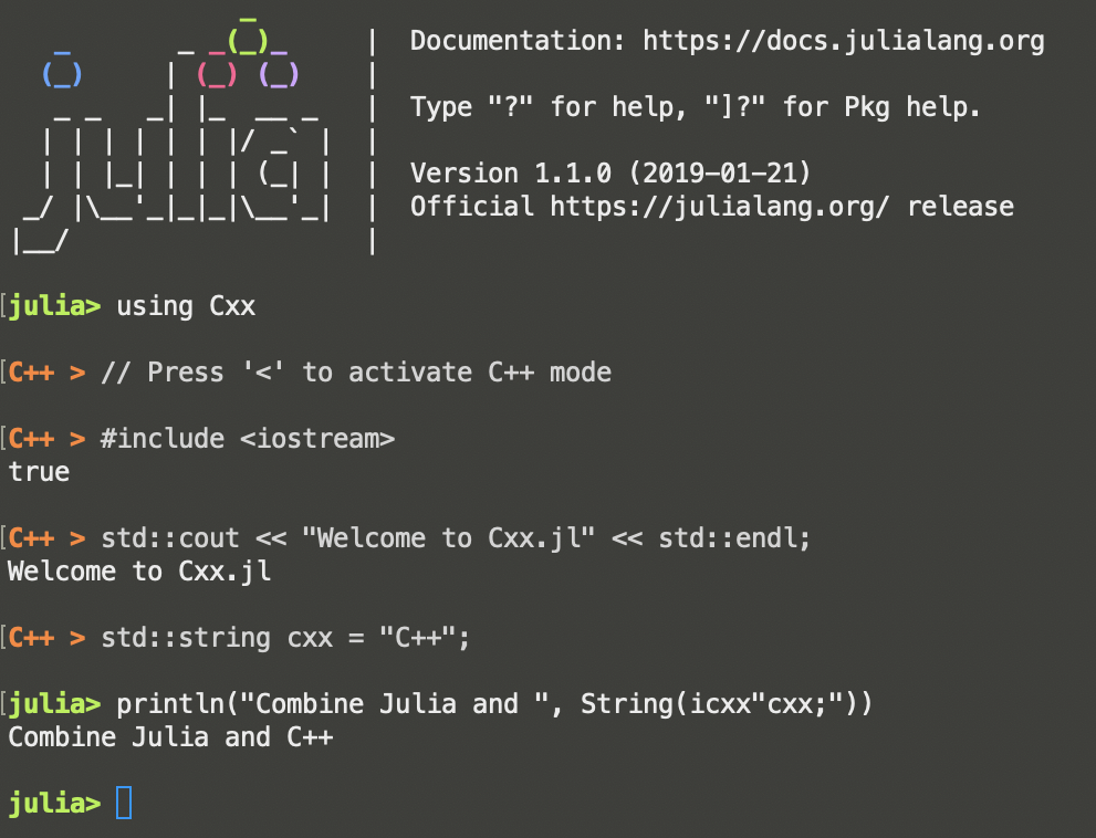 REPL Screenshot