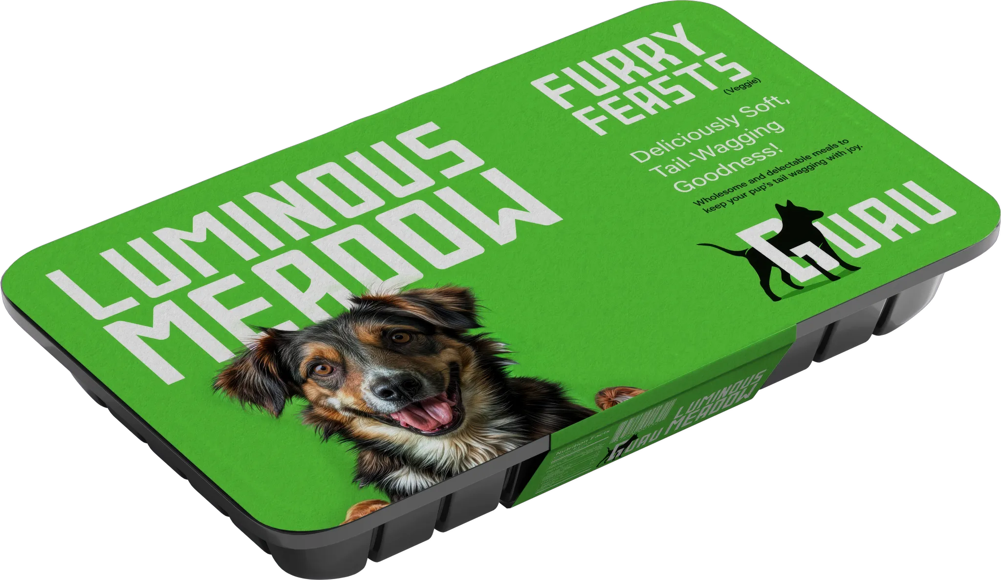 Bowl of Luminous Meadow - The salad dogs actually like