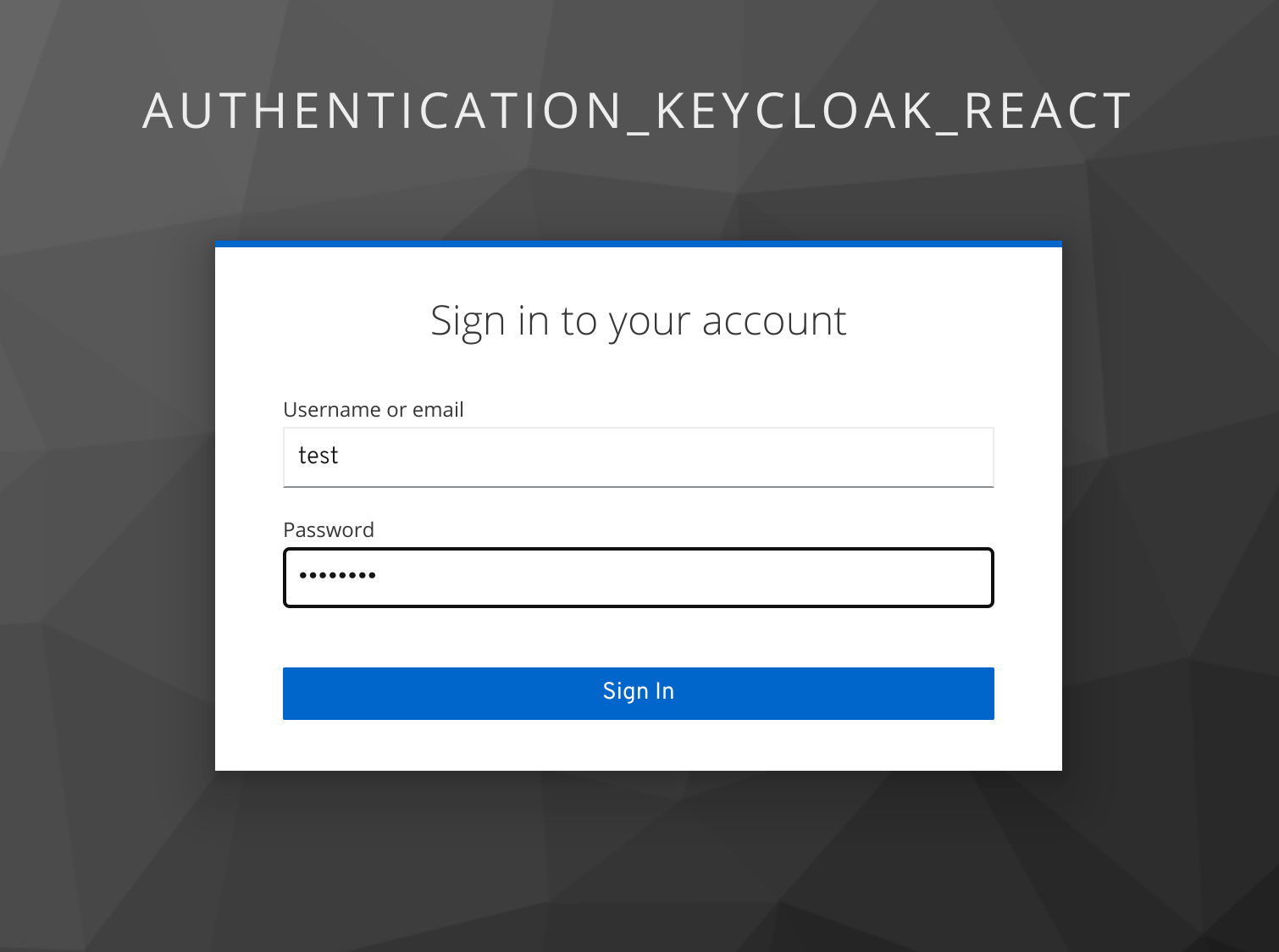 Keycloak login Page. Keycloak картинка. Vaadin. After success login Page.