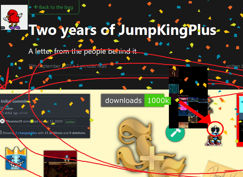 Two years of JumpKingPlus