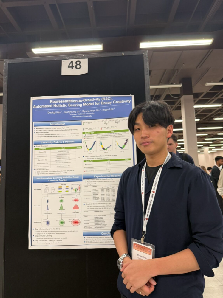 Junyoung Jo presenting Representation-to-Creativity at NAACL 2025