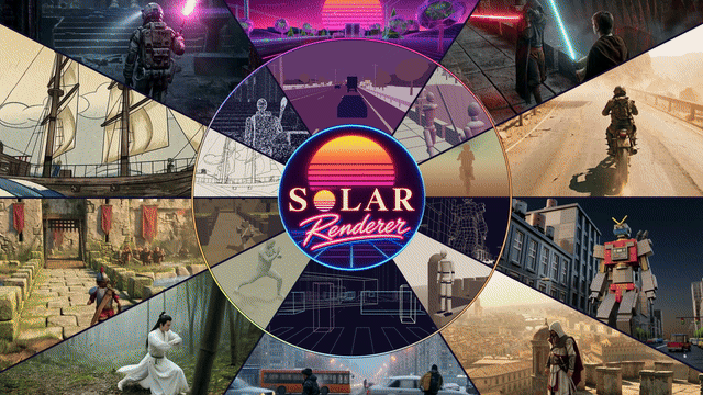 SolarRenderer demo: structure-conditioned video rendering