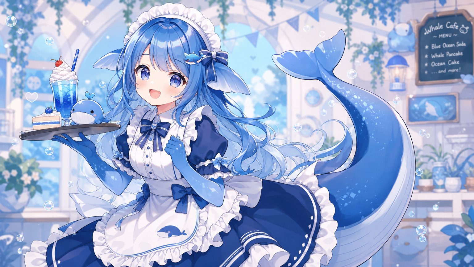 A blue whale maid generated with DSH Image Tools