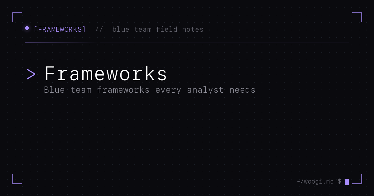 Frameworks & Methodology