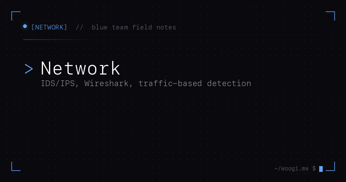 Network & Traffic Analysis