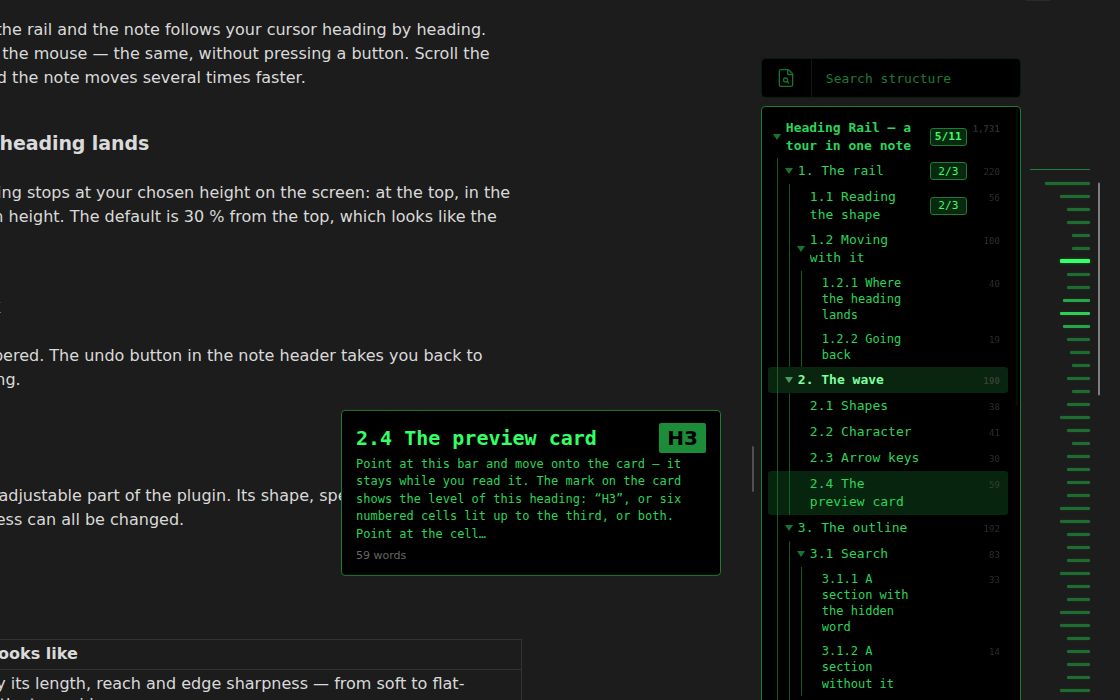 Terminal preset