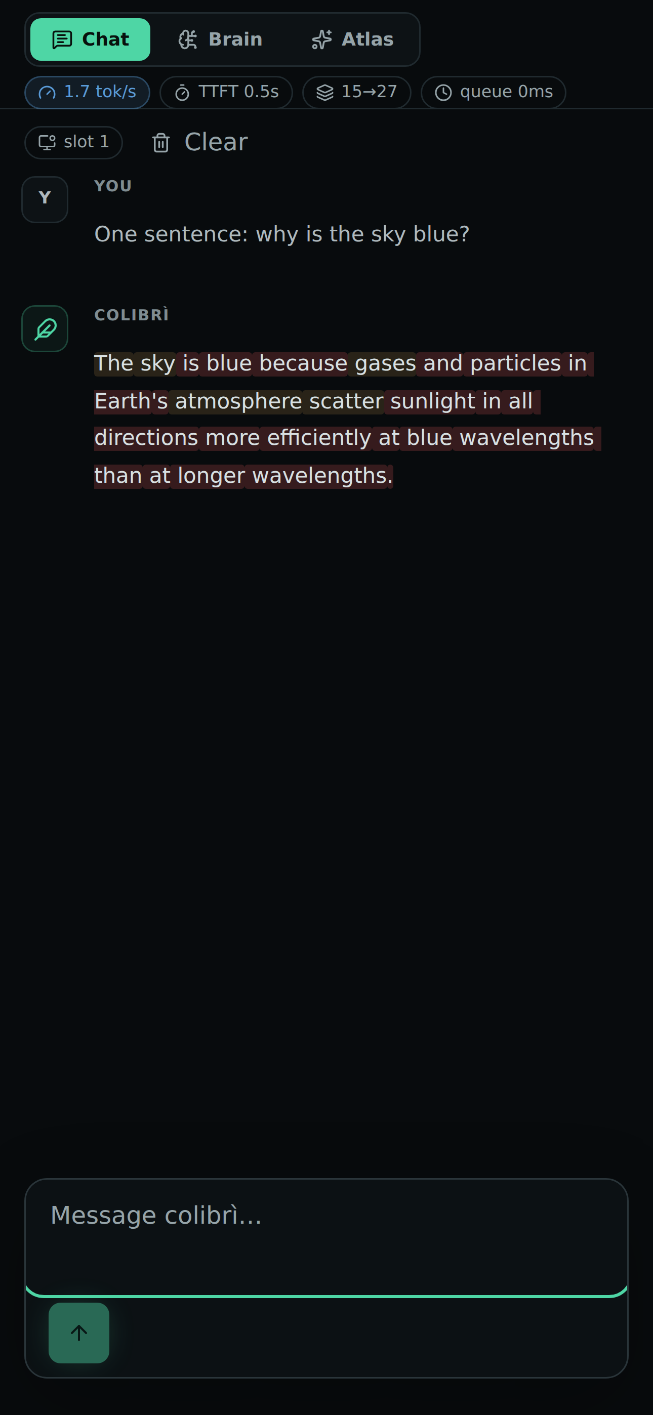 the dashboard on a phone-sized viewport
