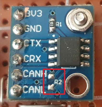 SN65HVD230 removed resistor