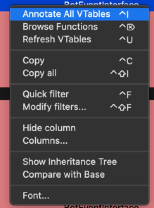 Context Menu