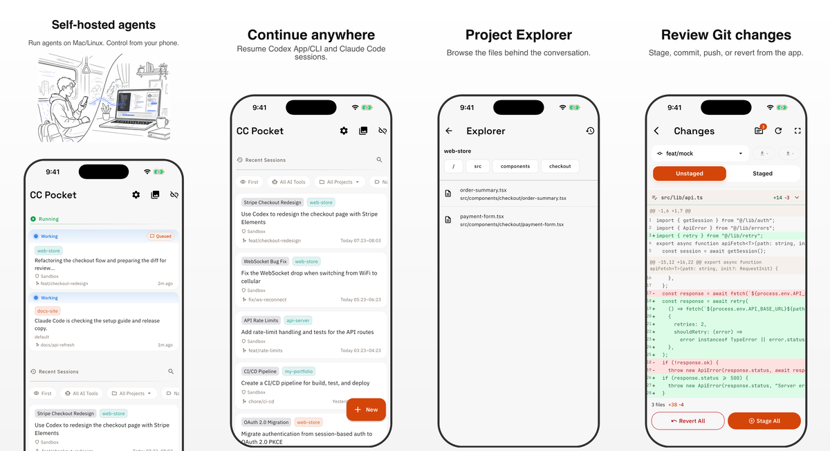 CC Pocket screenshot