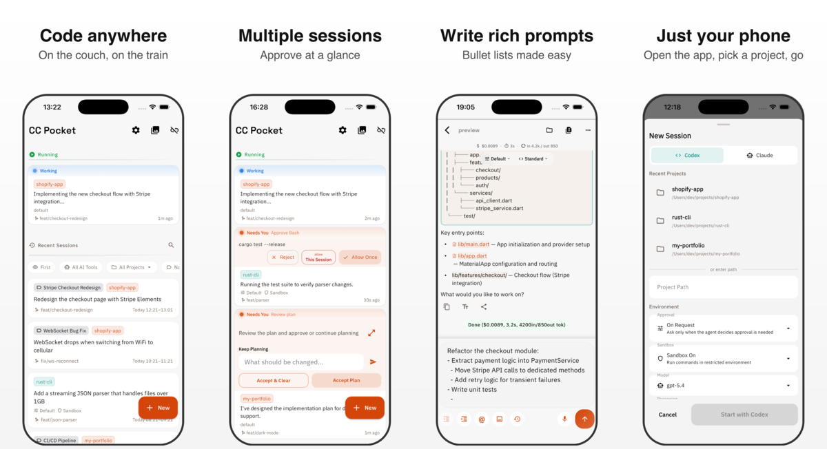 CC Pocket screenshots