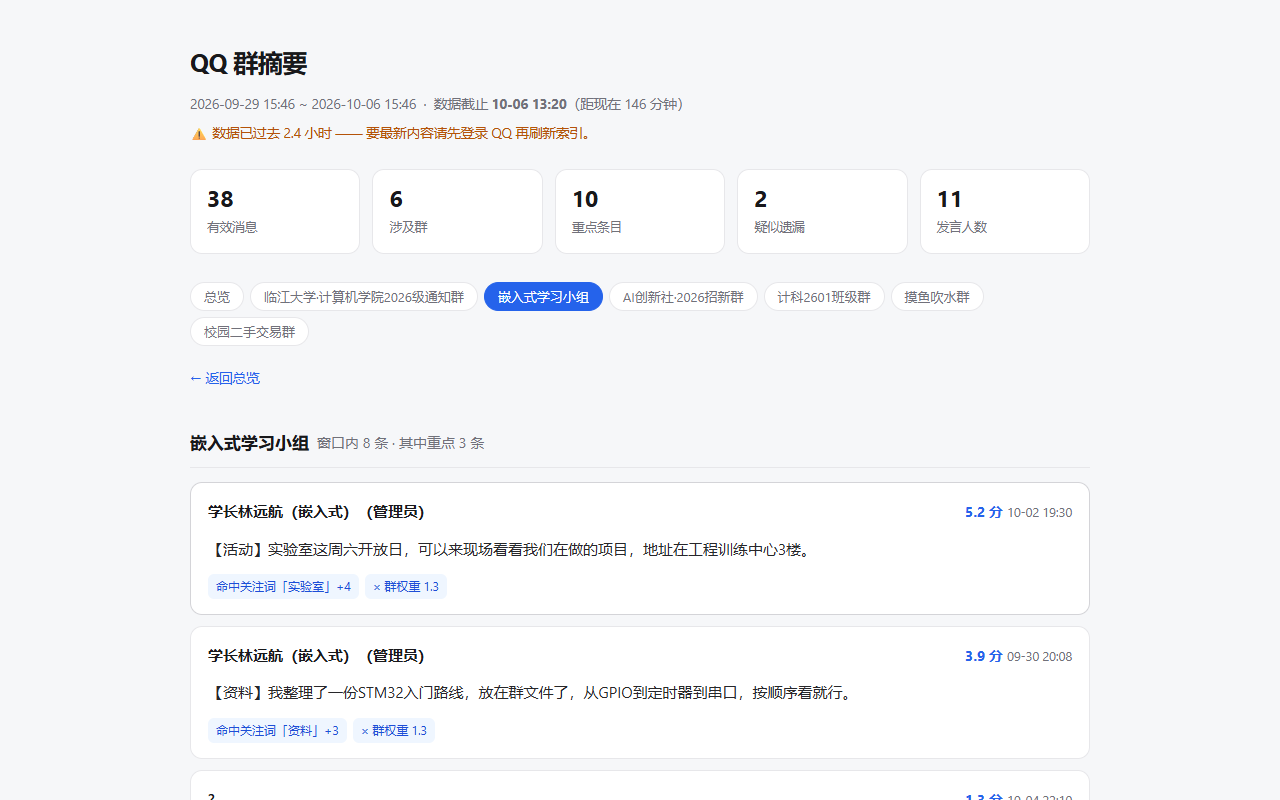 群详情