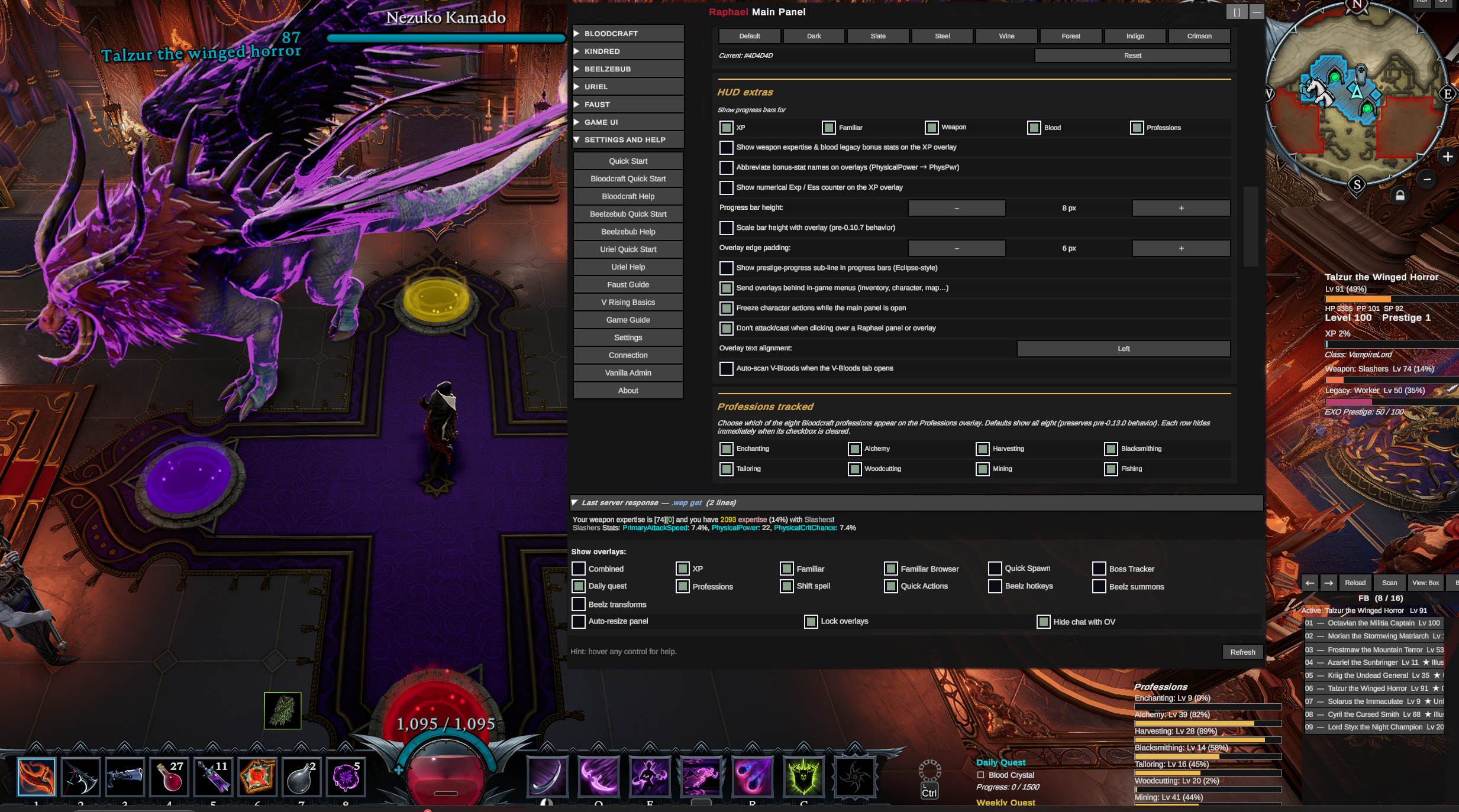 Overlays in game