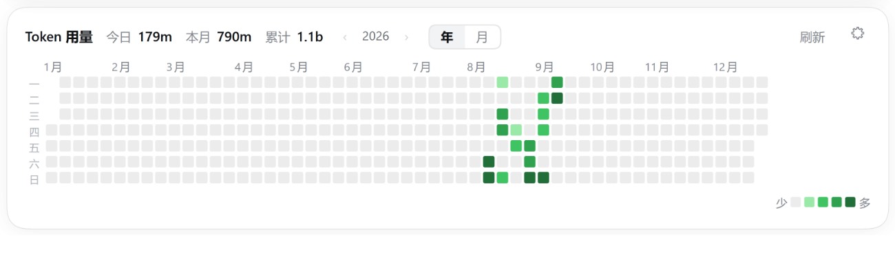 年视图