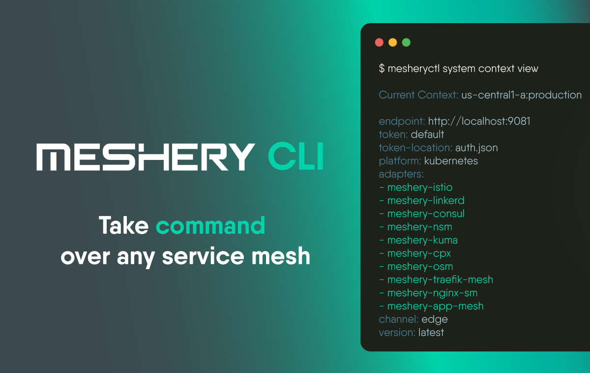 Control Kubernetes and your workloads with mesheryctl