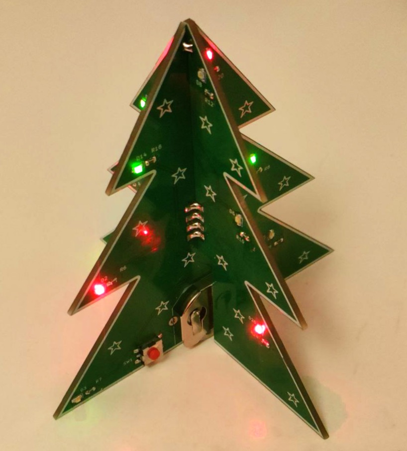 PCB Christmas Tree, from the project README