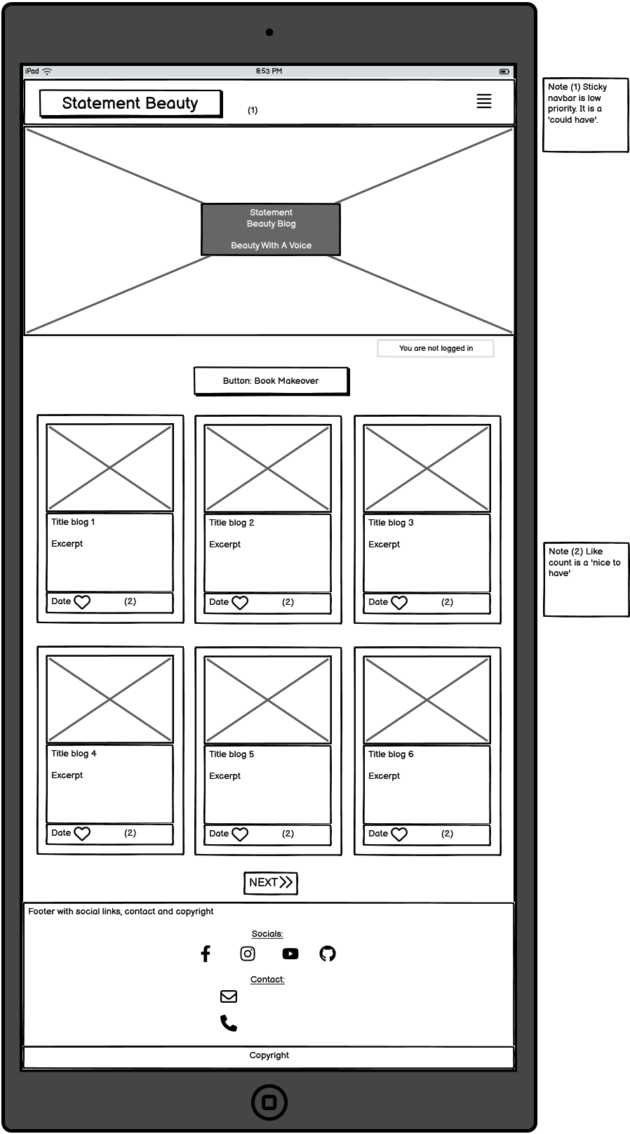 Index Tablet