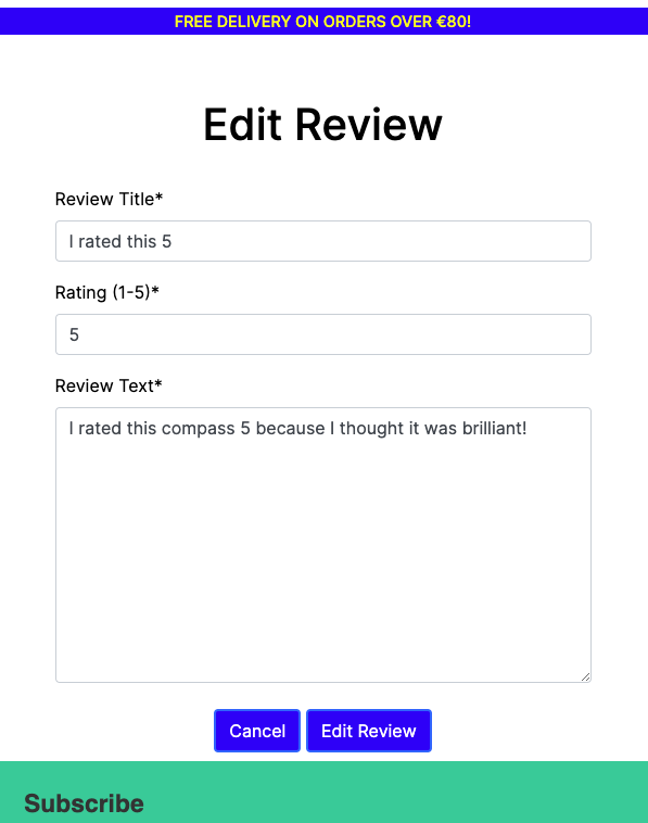 Edit review