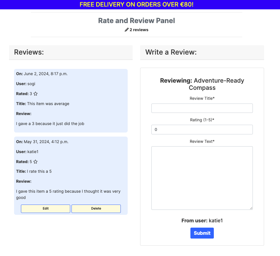 Review panel